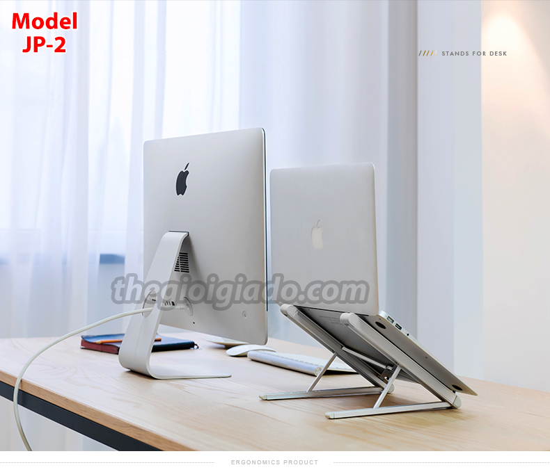 Giá đỡ Laptop kiêm giá đỡ Ipad trên bàn làm việc