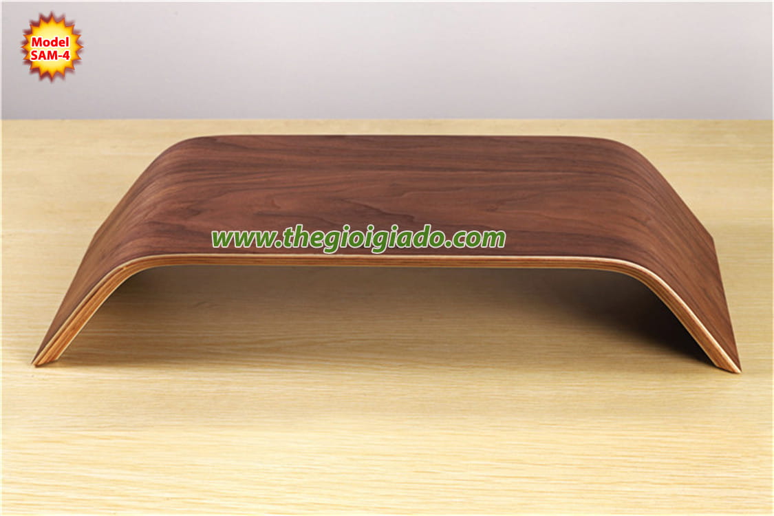 Giá đỡ iMac để bàn chất liệu gỗ SAM-4