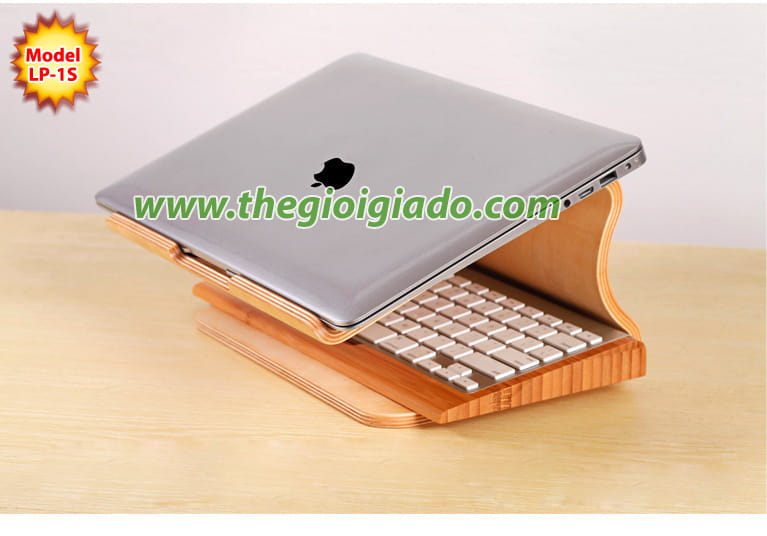 Giá đỡ MacBook để bàn chất liệu gỗ SAM-8