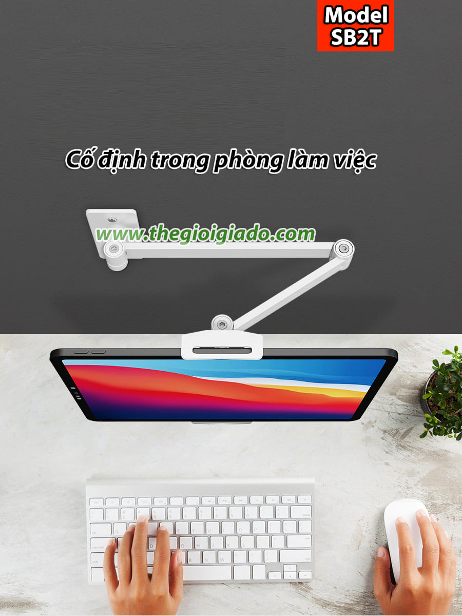 Giá đỡ máy tính bảng treo tường Model SB2T