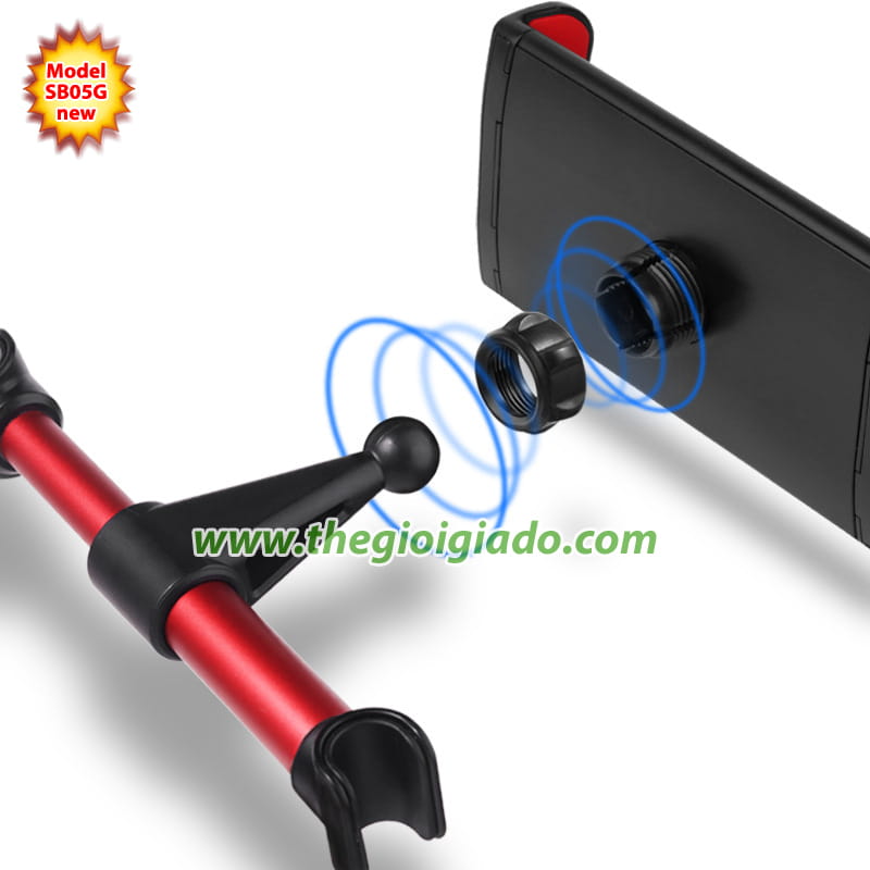 Giá đỡ máy tính bảng kiêm điện thoại ở ghế sau Ô tô Model-SB05G new