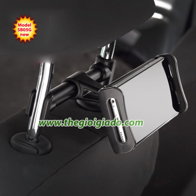 Giá đỡ máy tính bảng kiêm điện thoại ở ghế sau Ô tô Model-SB05G new