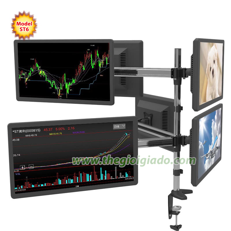Giá đỡ 6 màn hình LCD model ST6