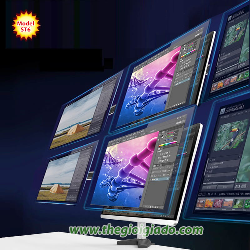 Giá đỡ 6 màn hình LCD model ST6