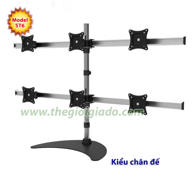 Giá đỡ 6 màn hình LCD model ST6