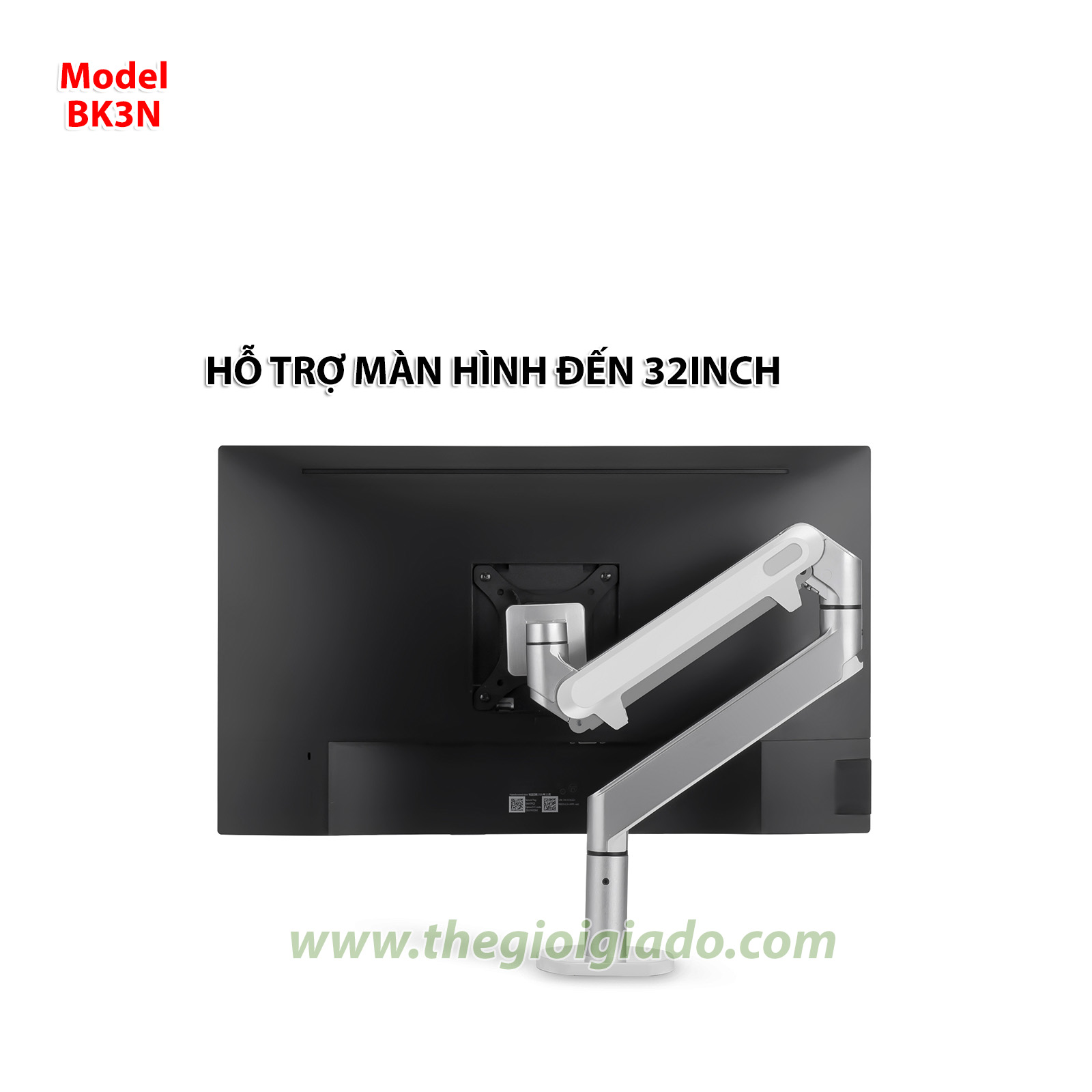 Giá đỡ màn hình LCD tay nâng piston Model BK3N